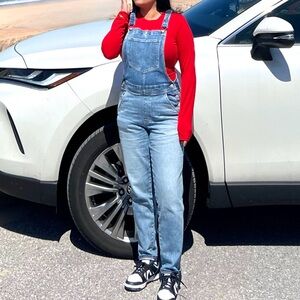 Old Navy Light Blue Denim Overalls